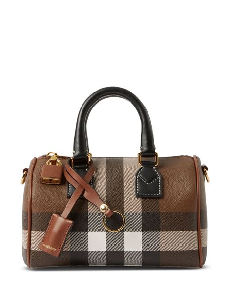 burberry mini check bowling bag|burberry mini olympia bag.